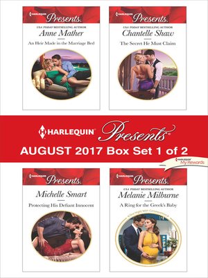 cover image of Harlequin Presents August 2017--Box Set 1 of 2